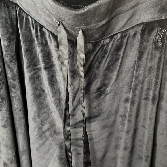 Victoria Secret On the bling jogger Diamond tux stripe on sides black satin tie - Picture 11 of 13